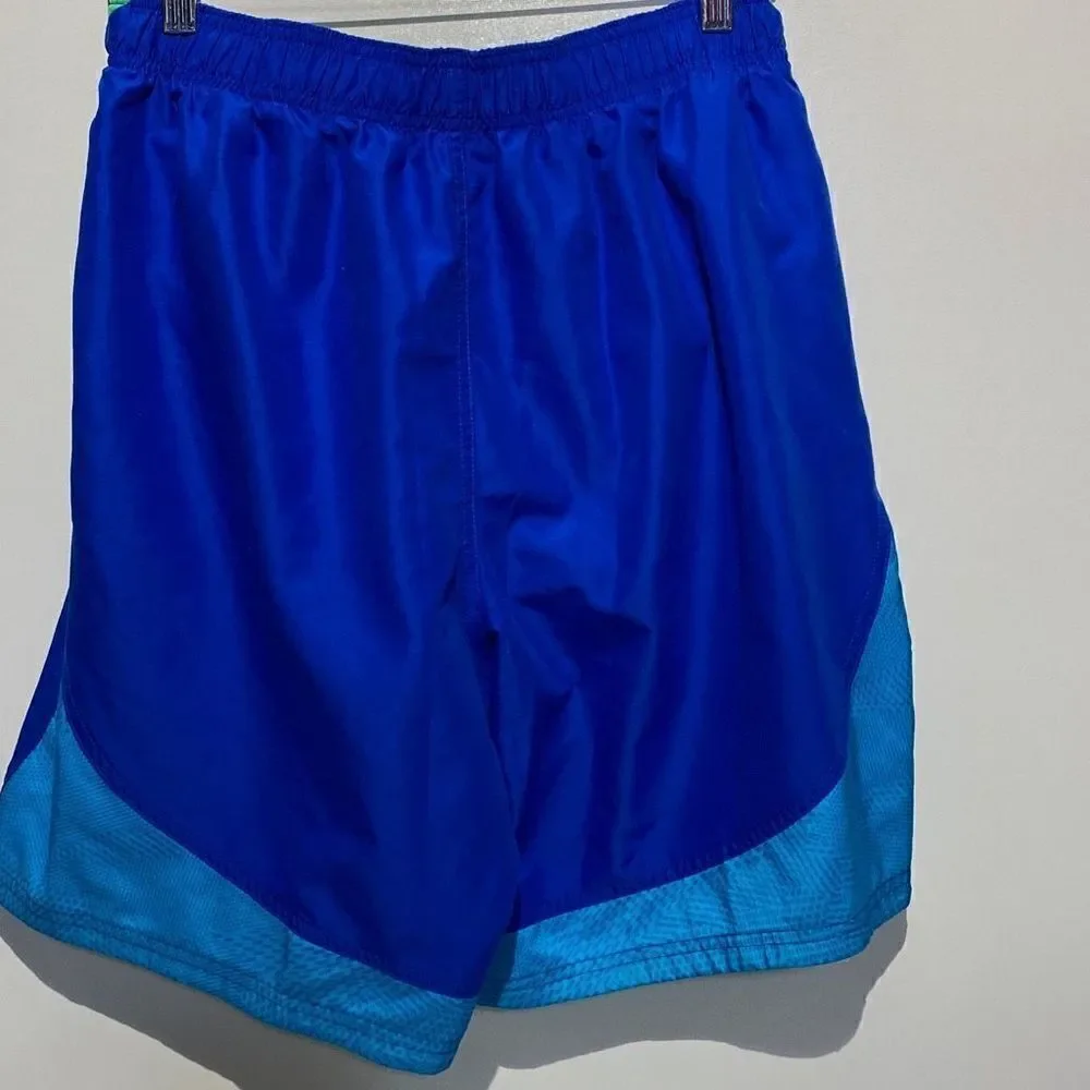 Nike Men's Blue Lined Swim Trunks Size Large‎